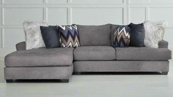 Sensation Charcoal 2 Pc. Left Arm Facing Chaise Chofa